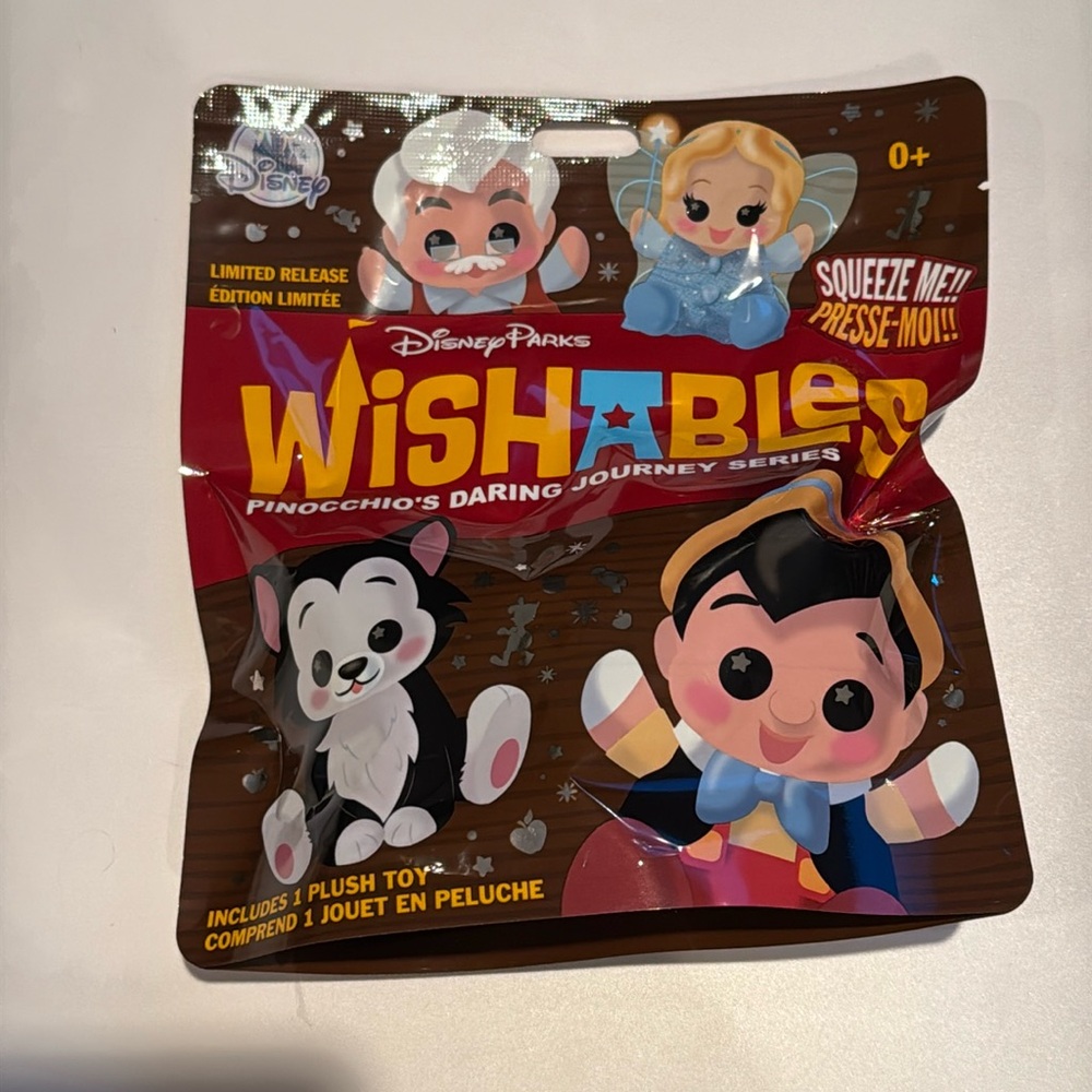 NWT Disney Parks Wishables Pinocchio's Daring Journey blind bag